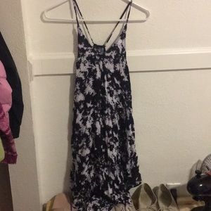 black and white summer dress